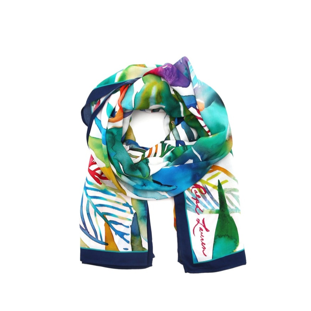 Lauren Ralph Lauren Scarf new colorful resort vacation